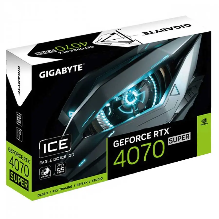 GPU RTX 4070 SUPER 12GB GIGABYTE EAGLE OC ICE WHITE